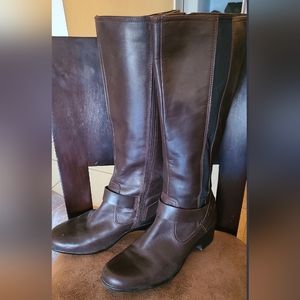 Clarks Brown Tall Boots